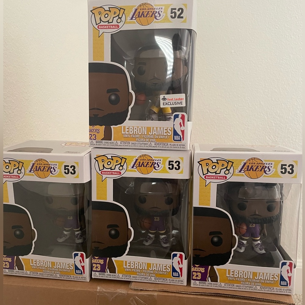 Funko Pop Lakers Lebron James Bundle